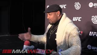 Yoel Romero funny accent interview on Conor bus attack.