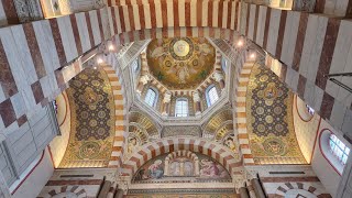 Beautiful Basilica of Notre - Dame of la Garde Marseille France 🇫🇷