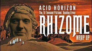 Rhizome Wrap Up - 'A Thousand Plateaus' Reading Group Extended Discussion Part 1