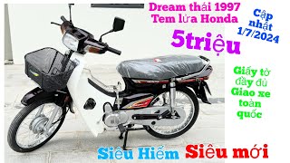 Honda Dream Thái 1997 Siêu Mới ,Tem Lửa, Hiếm Máy nhật ,Giá từ 5triệu giao xe toàn quốc ,giấy tờ đủ