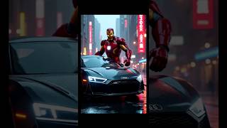 Audi Car and Marvels heroes #ai# marvel #shorts#youtube#fypシ゚viral #fypviral #audi