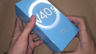 unboxing overview zte v40s warna hitam 2024 Indonesia