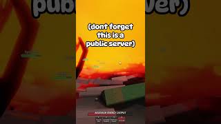 TROLLING an ENTIRE public server... #roblox #strongestbattlegrounds