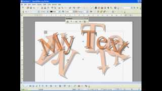 Open Office How to Use WordArt (Fontwork)