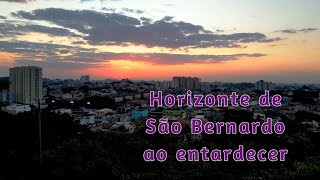 Skyline de São Bernardo do Campo ao Entardecer