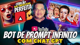 CRIE PROMPT INFINITO | PARA CRIAÇÃO DE IMAGENS PERFEITAS | PARA CANAIS DARK | COM CHAT GPT