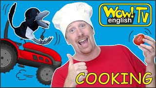 Cooking Vegetables for Kids by Steve and Maggie | Stories from Wow English TV