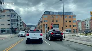 Driving Through Lillestrøm, Norway 4k Complete Tour in Lillestrøm Norway's finest City | HD 1080p