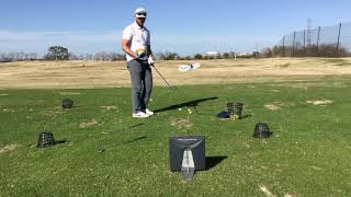 Wedge swing v full swing with 2 drills