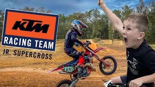 Best Christmas surprise ever, we got selected to Race KTM JR SX challenge in Texas!