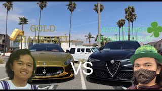 (GOLD) MASERATI GRANTURISMO VS. ALFA ROMEO GIULIA QUADRIFOGLIO - CAR REVIEW (TAGALOG)