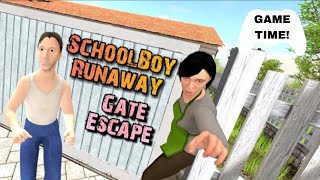 SCHOOLBOY RUNAWAY - STEALTH - Gate Escape (Android Version) (Gameplay) (In Russian with Subtitles)