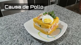 CAUSA RELLENA DE POLLO || Cocina Peruana || Al Estilo Peruano