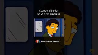 Nunca lo olvide junior #meme #programador #humor #lossimpson #developer #javascript #python