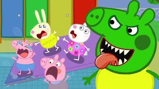 Zombie Apocalypse, Giant Zombies in the Pool🧟‍♀️ | Peppa Pig Funny Animation