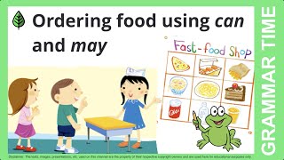 Ordering food using can and may | Grammar 2 3BU6