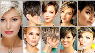 Latest and adorable pixie short bob haircut&hairdye ideas