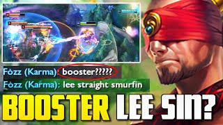 "THIS LEE SIN IS A BOOSTER" | GETTING CALLED A BOOSTER FOR MY PLAYS - League of Legends