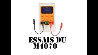 Cyrob : Le LCR mètre M4070 à l'essai...