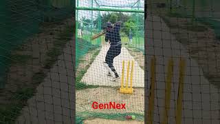 #vaibhaw Suryavanshi #GenNex Cricket Academy  #one to one session #robo arm throw down #U-14 boy