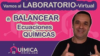 BALANCEO de Ecuaciones QUÍMICAS [Simulador INTERACTIVO]