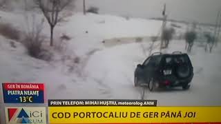 Romania sub cod portocaliu