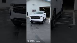 2022 Chevy Tahoe in for Ceramic Coating and Window Tint