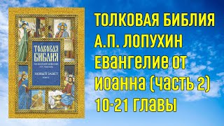 Аудиокнига Толковая Библия А.П. Лопухин (часть 9). Толкование на Евангелие от Иоанна (главы 10-21).