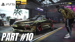 Need for Speed Heat - PS5/4K/HDR/60FPS - Campaign Part 10 (Party Crashers) Nissan Silvia