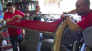 instalacion techo solar glasdach umbau sunroof instalation bmw e46 coupe