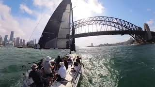 Sailing It Happens on Sydney Harbour.  Life is good!