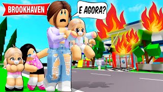 O ORFANATO PEGOU FOGO E TODOS OS ÓRFÃOS FUGIRAM | Historinha ROBLOX | Brookhaven RP🏡