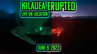 Kilauea Erupting Day 3 New Viewing Location