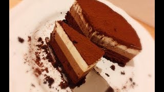 Torta ai tre cioccolati (senza uova)