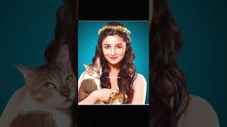 Alia Bhatt with her cats | Alia Bhatt pet cat #shorts #aliabhatt #bollywood #cat #catlover