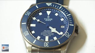 Tudor Pelagos 42MM on Strap (Including Lume) 4K HD