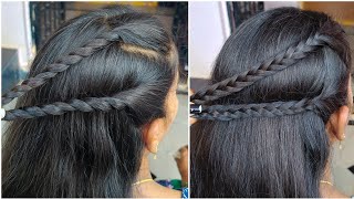 2 Simple Quick Daily using Hairstyles for college girl _ Most Beautiful Unique hairstyles #hair