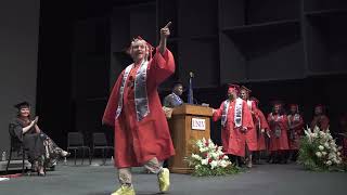 2023 CFA Graduation Undergrads Walk Across the stage at Artemus W. Ham Concert Hall