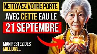 Nettoyez votre porte avec CETTE EAU le 21 septembre et ATTIREZ BEAUCOUP D'ARGENT | Bouddhistes