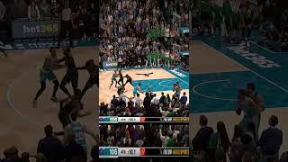 LAMELO BALL CRAZY TIE BREAKER! HORNETS VS CELTICS! 😍 #shorts #nba