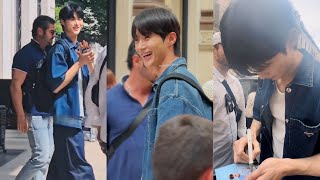 변우석 밀라노에서 Byeon Woo Seok Spotted Shopping in Milan 240619