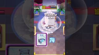 How many freeze spells does it take to three crown? #viral #clashroyale