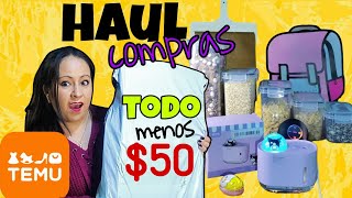 COMPRÉ PRODUCTOS VIRALES EN TEMU para ver si sirven  🤭❤️🥰😘😍🛍️🛒🏃🏻‍♀️ HAUL DE COMPRAS EN TEMU ❤️