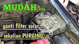 PURGING DIESEL plus GANTI FILTER SOLAR  ||  mitsubishi pajero sport