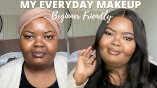 ✨CLEAN GIRL ✨EVERYDAY MAKEUP BROWN GIRL WOC TUTORIAL FT MERIT BEAUTY UNBOXING REVIEW | JANE KIMANI