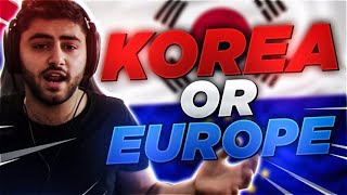 SHOULD I TRAVEL TO KOREA OR EUROPE