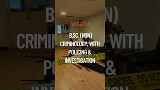 h Vision College's Bachelor of Science (Honours) degree program in Criminology #visioncollegemy