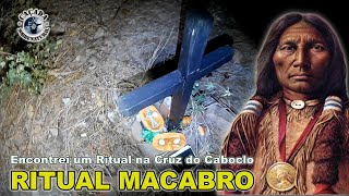 ENCONTREI UM RITUAL DE MAGIA NEGRA NA CRUZ DO CABOCLO ENTIDADE VEIO COM TUDO | CAÇADA SOBRENATURAL