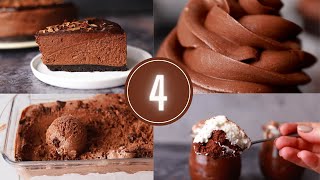 ULTIMATE CHOCOLATE BLAST! 4 MUST-TRY Recipes You Can't Resist! 🍫✨