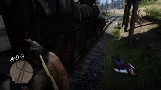 Red Dead Redemption 2-Stopping O´Driscolls from killing train passengers